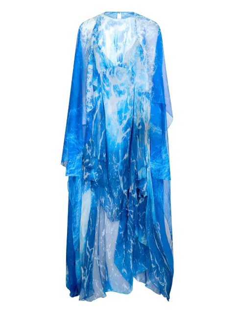 Roberto Cavalli abstract-print maxi dress