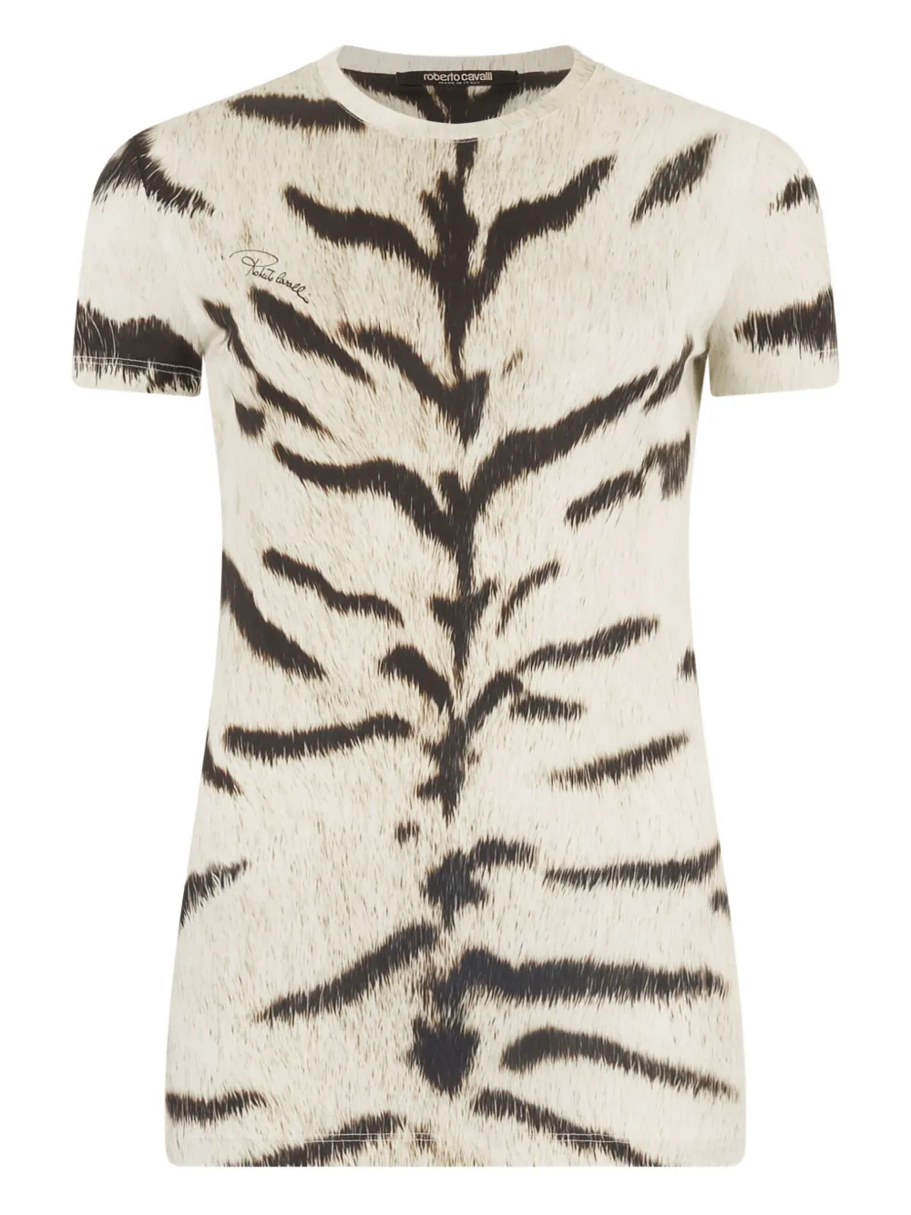 Roberto Cavalli x OGAT T-shirt Tigresse - Toni neutri