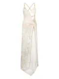 Roberto Cavalli crease-effect dress - Neutrals