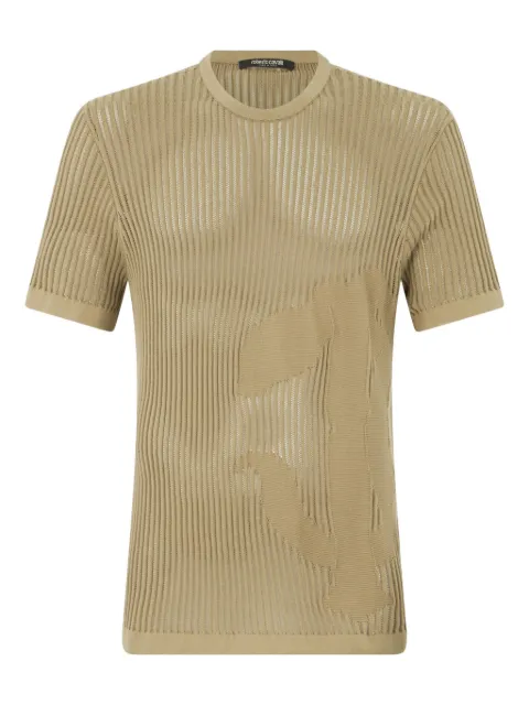 Roberto Cavalli playera de canalé