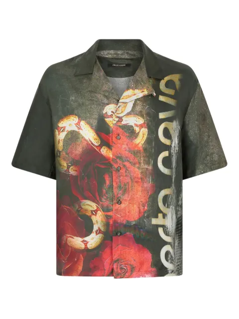 Roberto Cavalli camisa con estampado floral