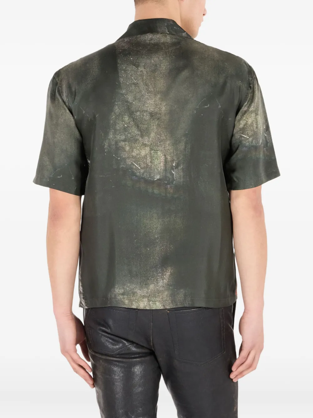 Roberto Cavalli Overhemd met bloemenprint Groen