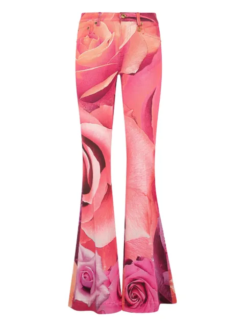 Roberto Cavalli jeans con estampado floral