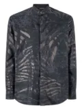 Roberto Cavalli animal-print silk shirt - Black