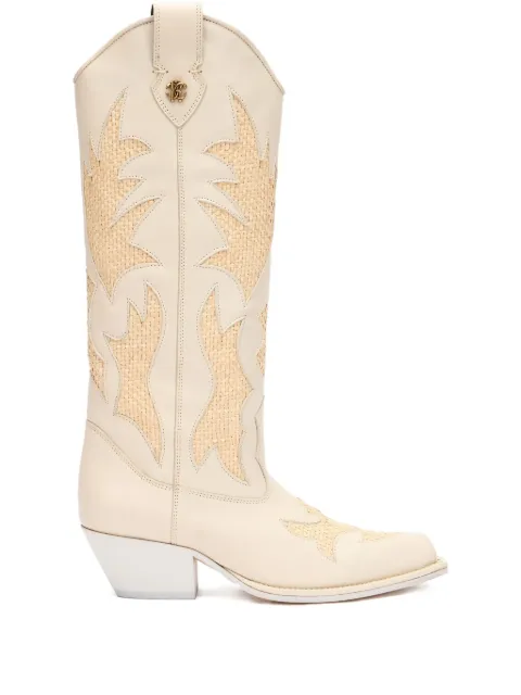 Roberto Cavalli botas estilo western con bordado