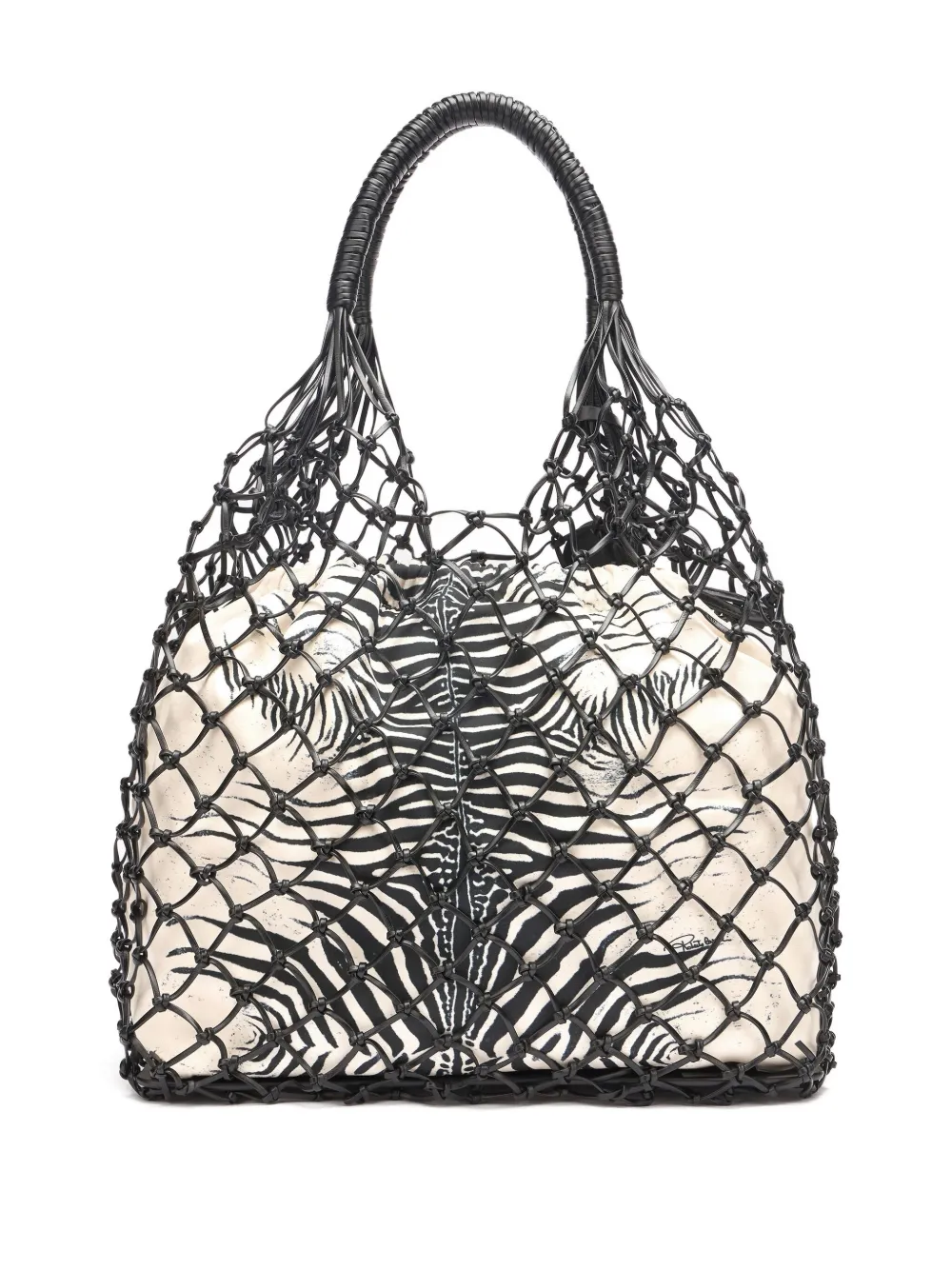 ROBERTO CAVALLI NET TOTE BAG