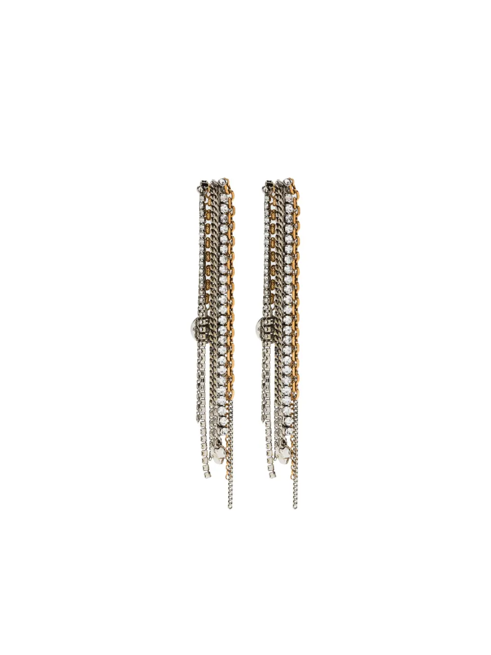 Alexander McQueen クリスタル ピアス | シルバートーン | Image 1