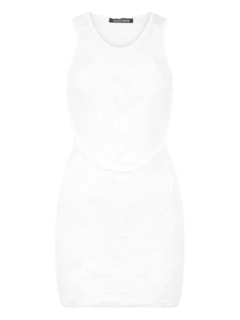 Roberto Cavalli patterned-jacquard mini dress
