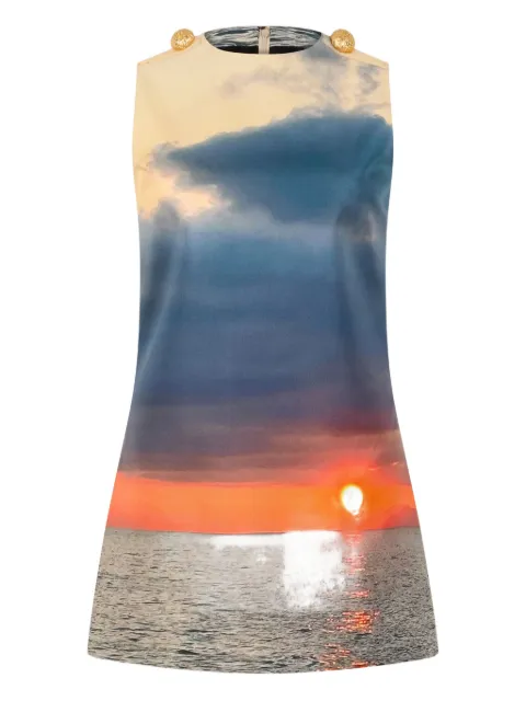 Roberto Cavalli photograph-print mini dress