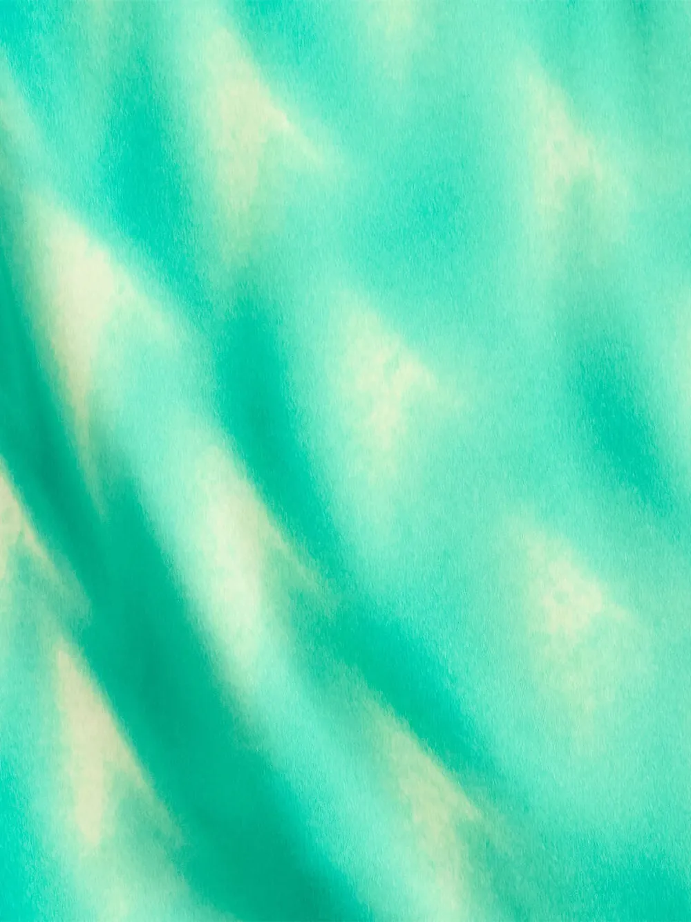 graphic-print silk top