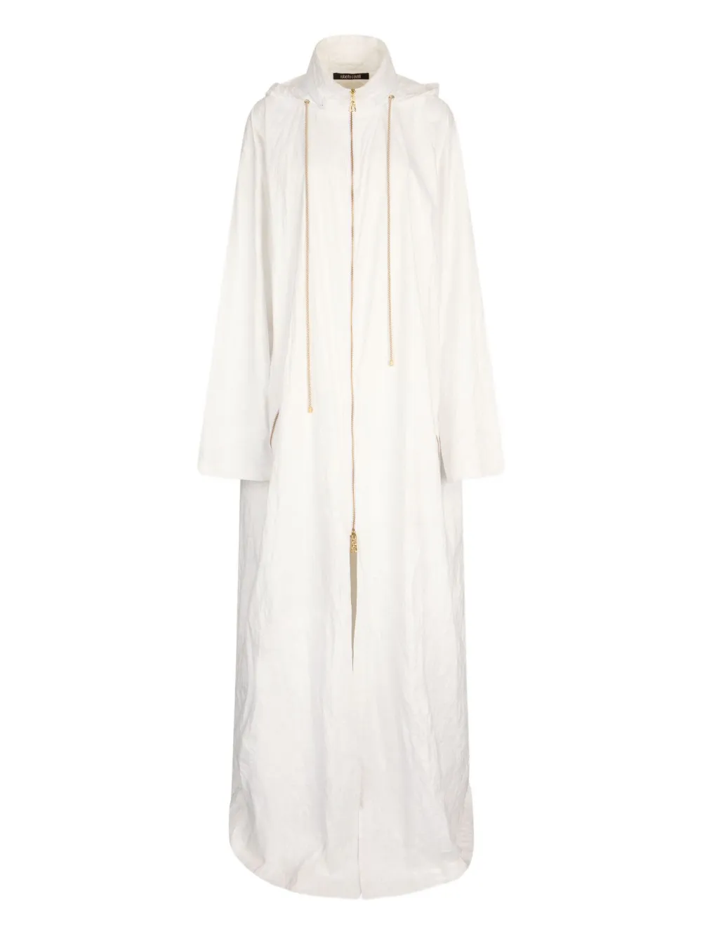 Roberto Cavalli Parka con cappuccio - Bianco