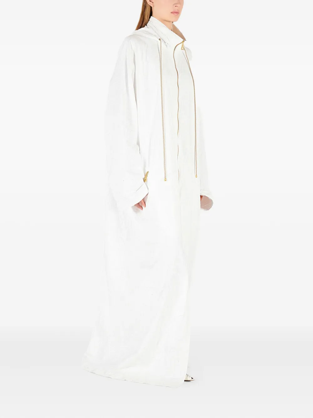 Roberto Cavalli Parka met capuchon Wit