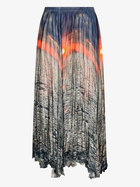 Roberto Cavalli シルク スカート