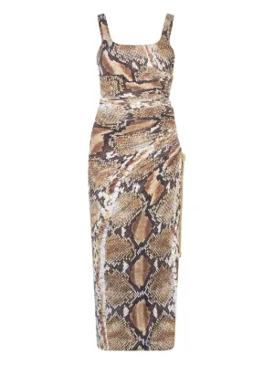 Roberto Cavalli レオパード ワンピース M カシュクール ドレス Roberto Cavalli ワンピース通販 - FARFETCH