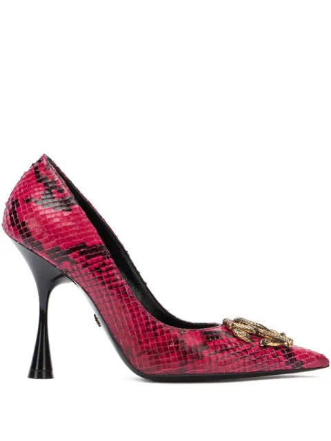 Roberto Cavalli snake-print high heel-pumps