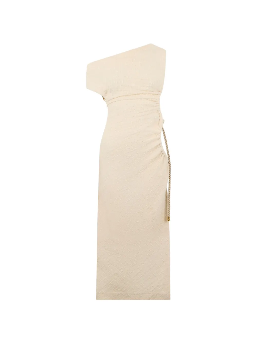 Roberto Cavalli one-shoulder cutout dress - Nude