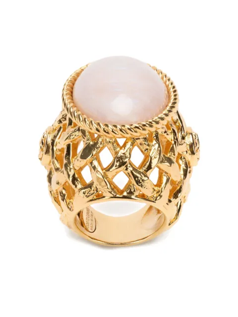 Roberto Cavalli anillo de malla