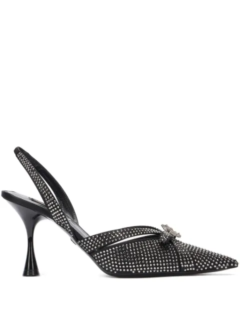 Roberto Cavalli embellished slingback pumps