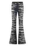 Roberto Cavalli zebra-print jeans - Black