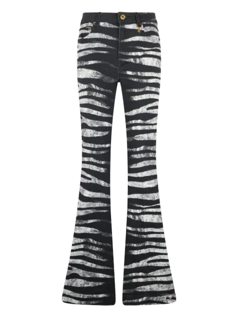 Roberto Cavalli jeans con estampado de cebra