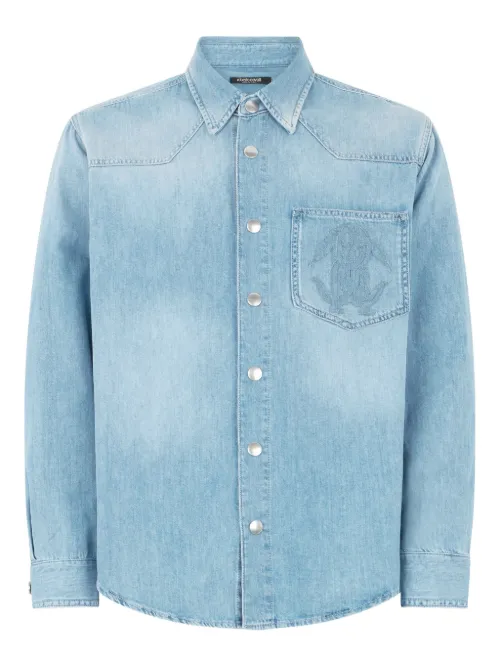 Chemise en jean - Roberto Cavalli - Modalova
