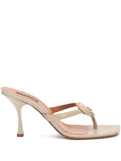 Roberto Cavalli embellished strappy sandals