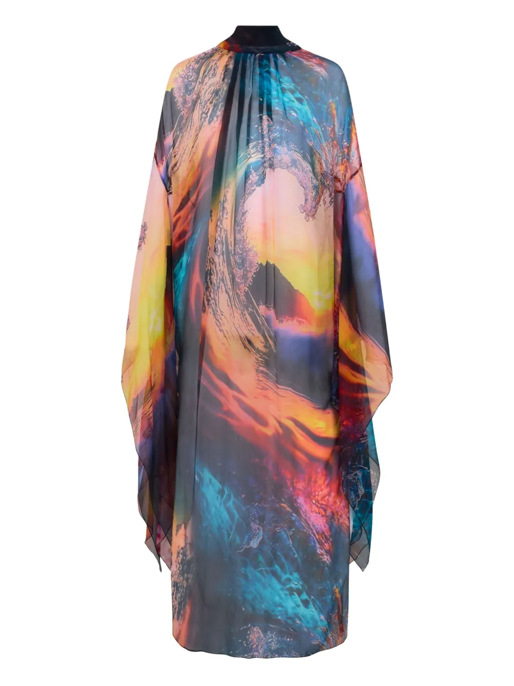 Roberto Cavalli Jurk met print Blauw