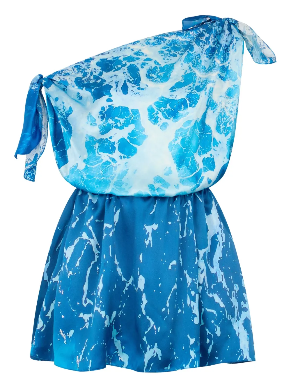 Roberto Cavalli Abito asimmetrico - Blu