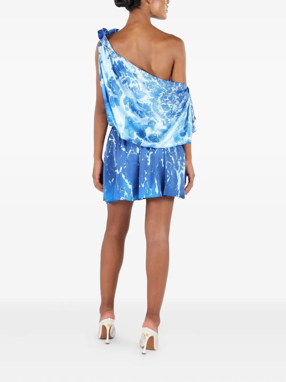 ROBERTO CAVALLI ASYMMETRIC DRESS 