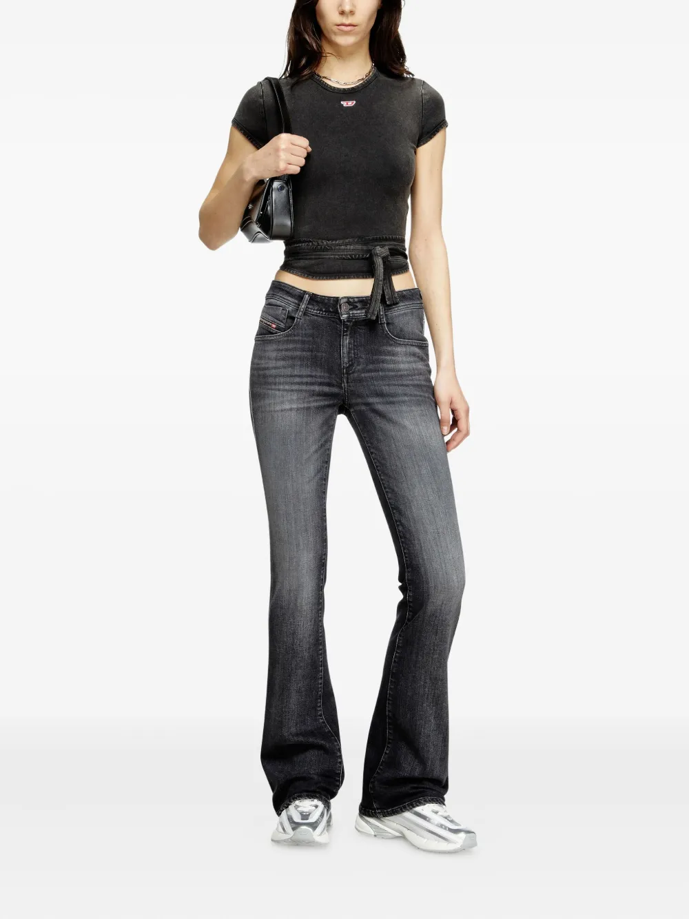 Diesel Bootcut 1969 D-Ebbey jeans - Zwart