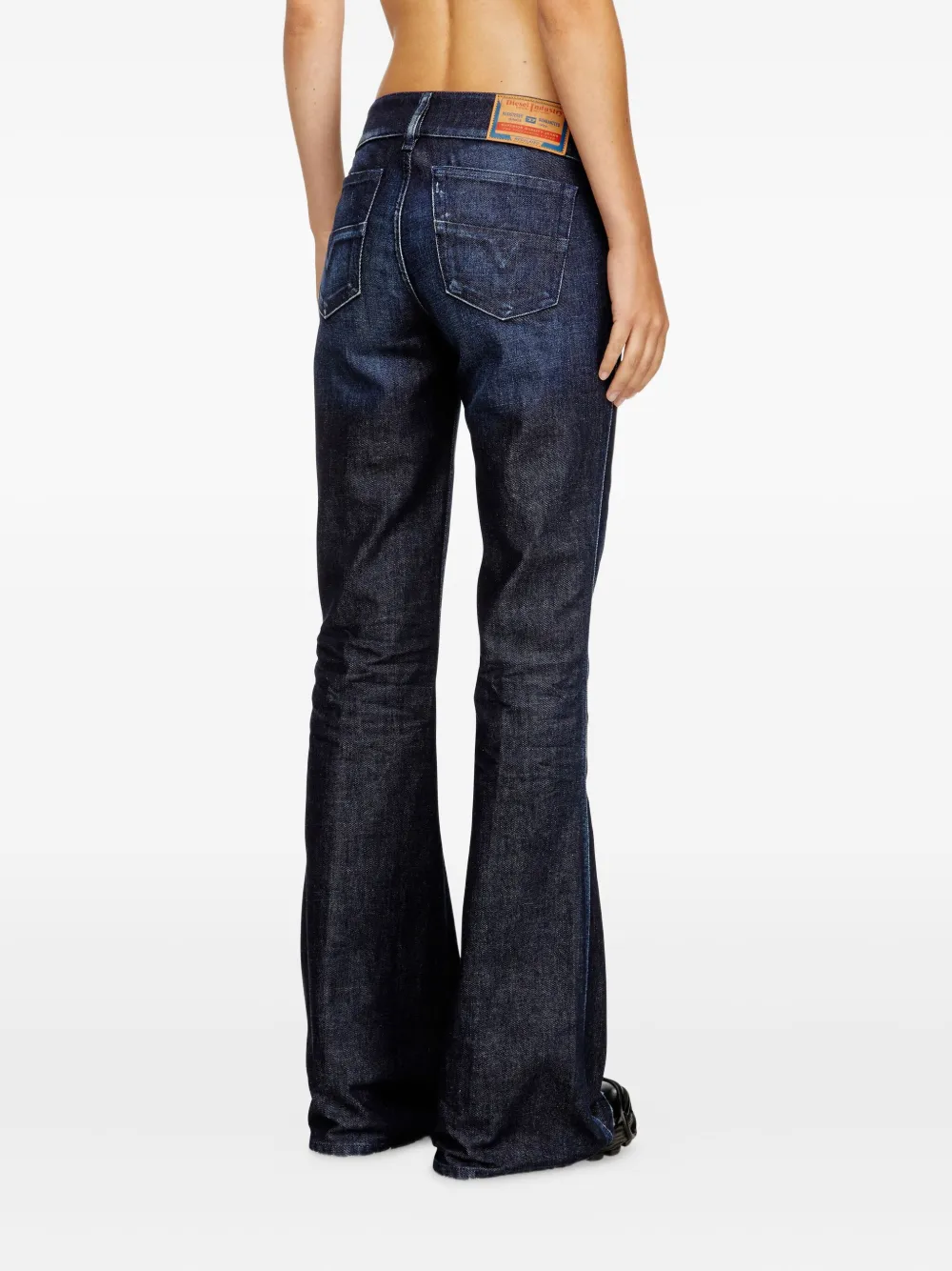 Diesel D-Hush bootcut jeans Blauw