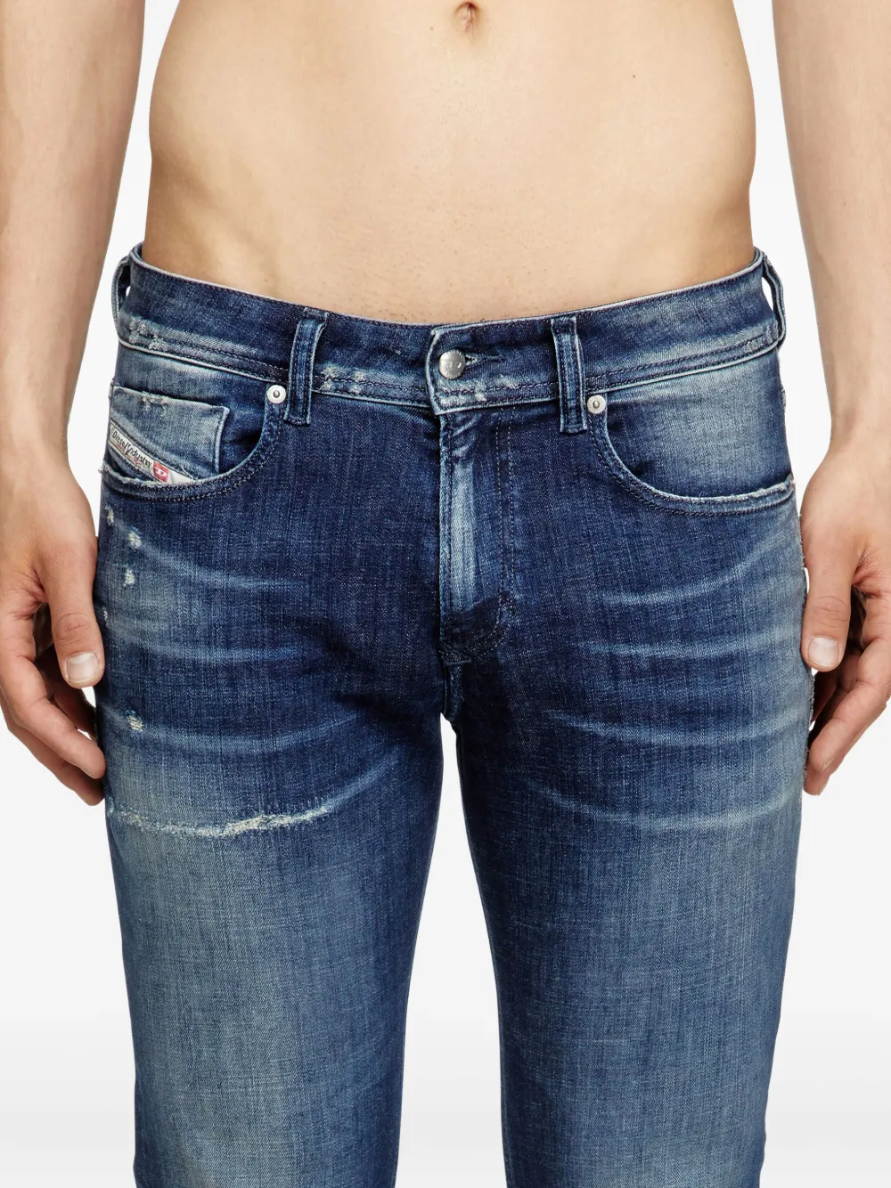 Diesel 1979 Sleenker jeans Blauw