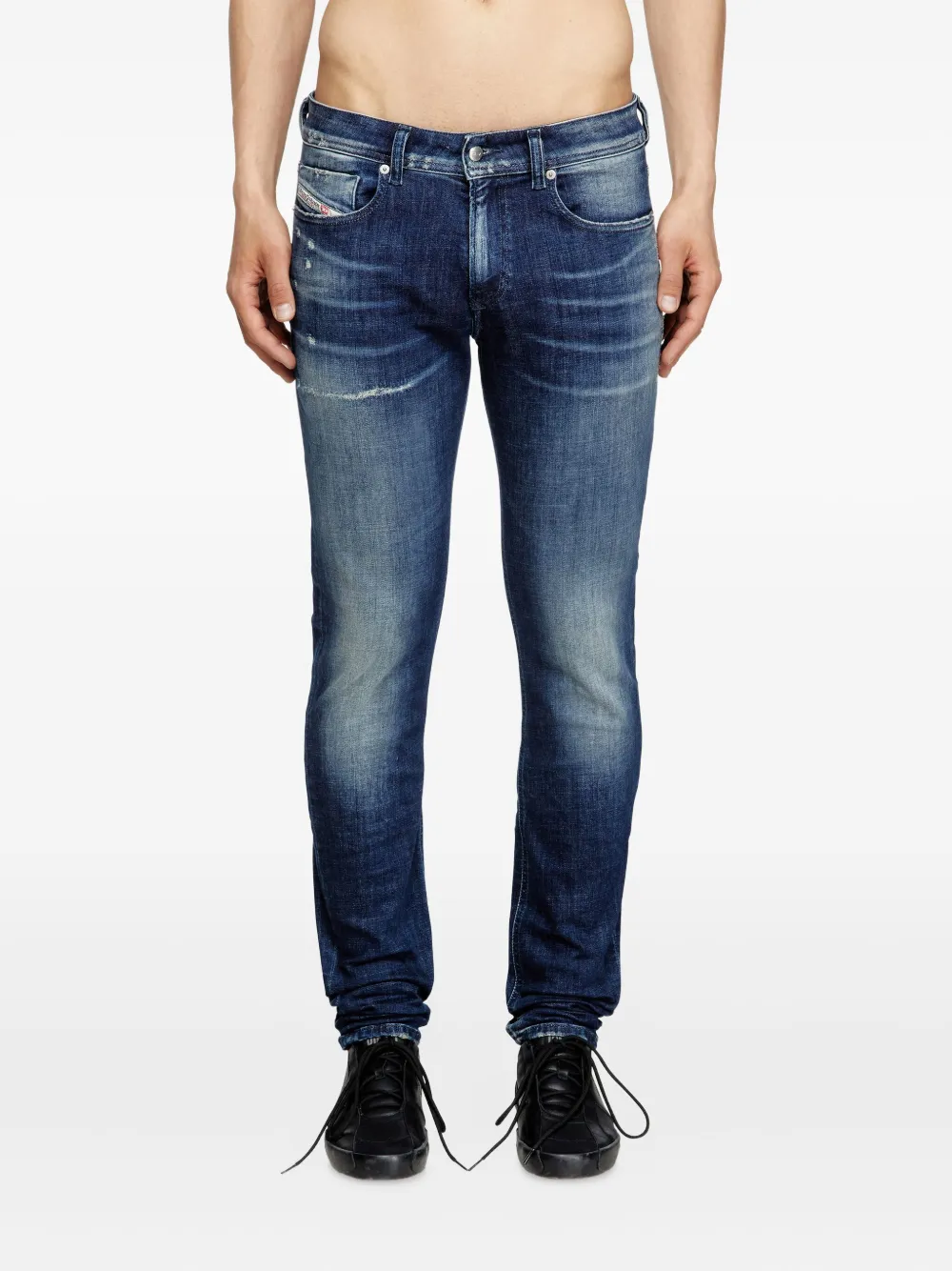 Diesel 1979 Sleenker jeans Blauw