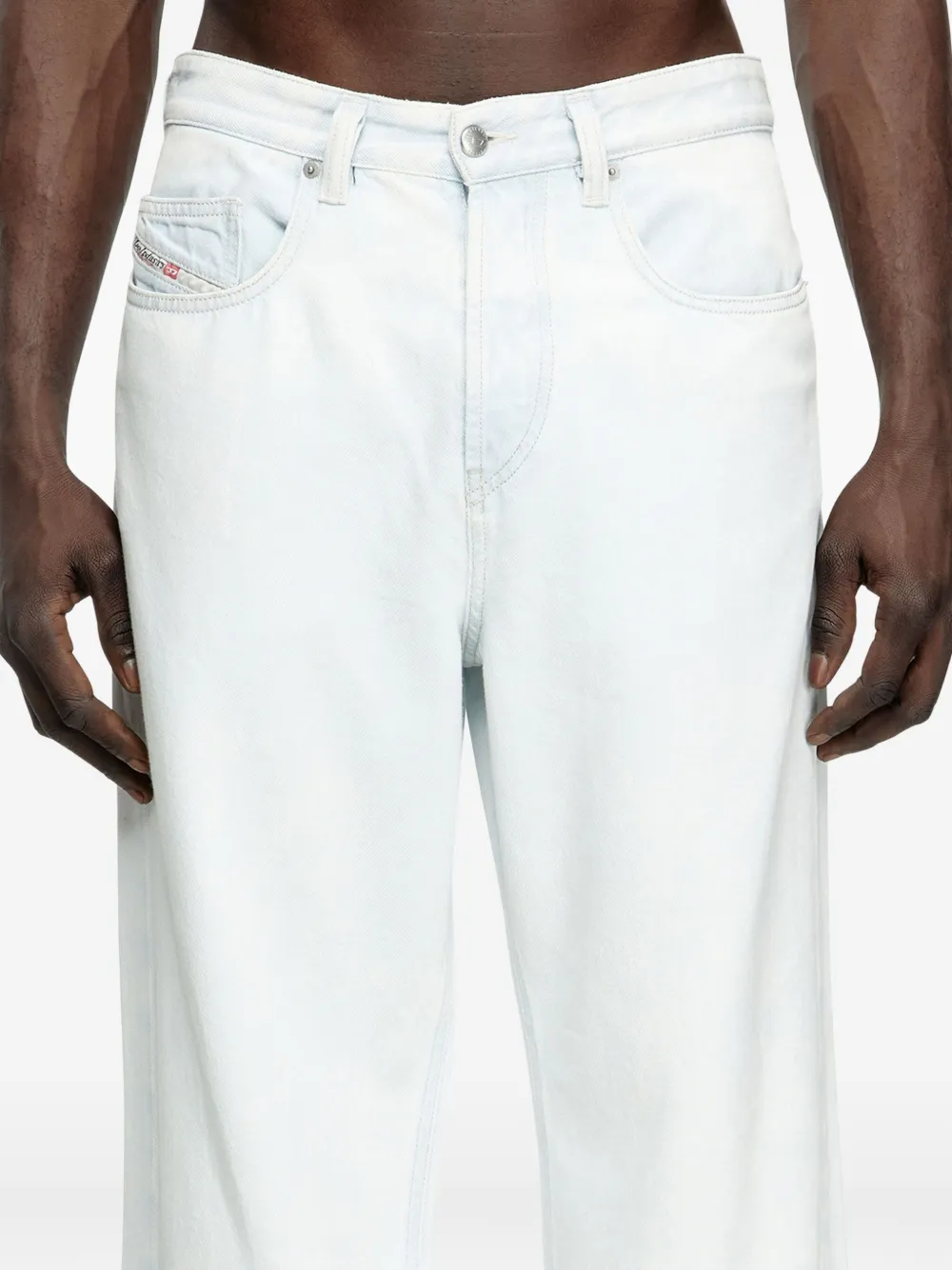 Diesel D-Macro ruimvallende jeans Wit