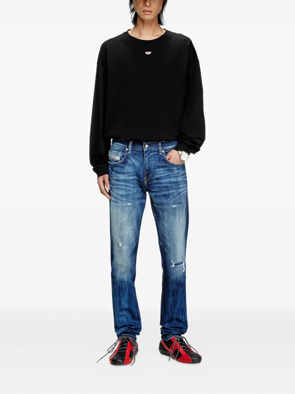 Diesel 2019 D-Strukt jeans - Blauw