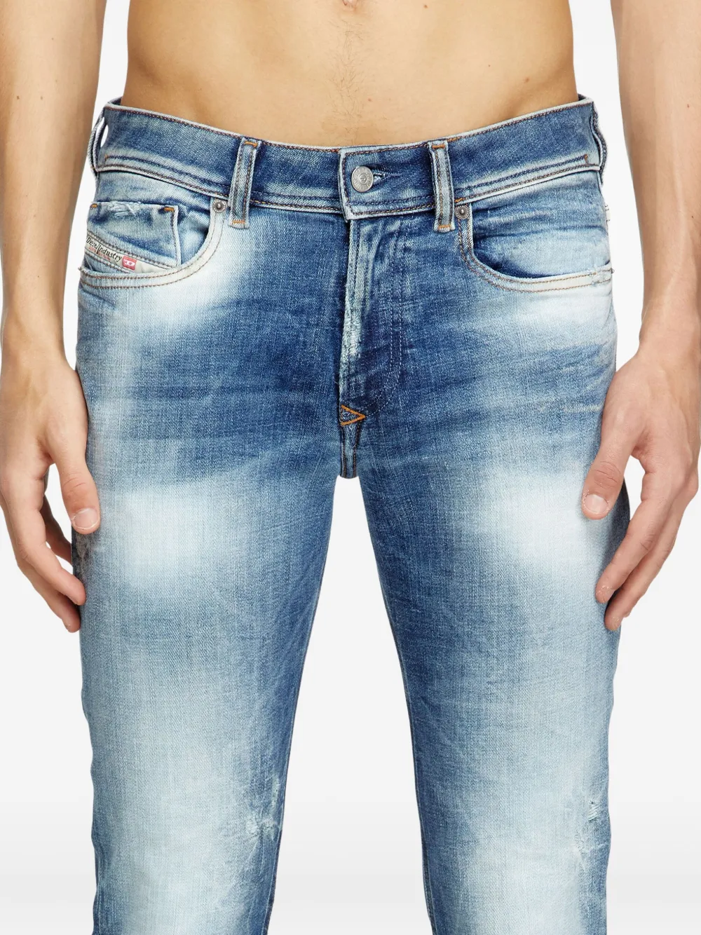 Diesel 1979 Sleenker jeans Blauw