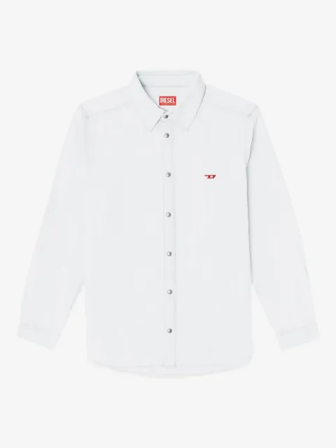 Diesel D-Simply logo-embroidered cotton shirt