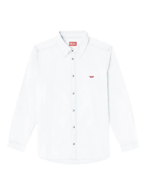 Diesel D-Simply ロゴ シャツ | ブルー | FARFETCH JP