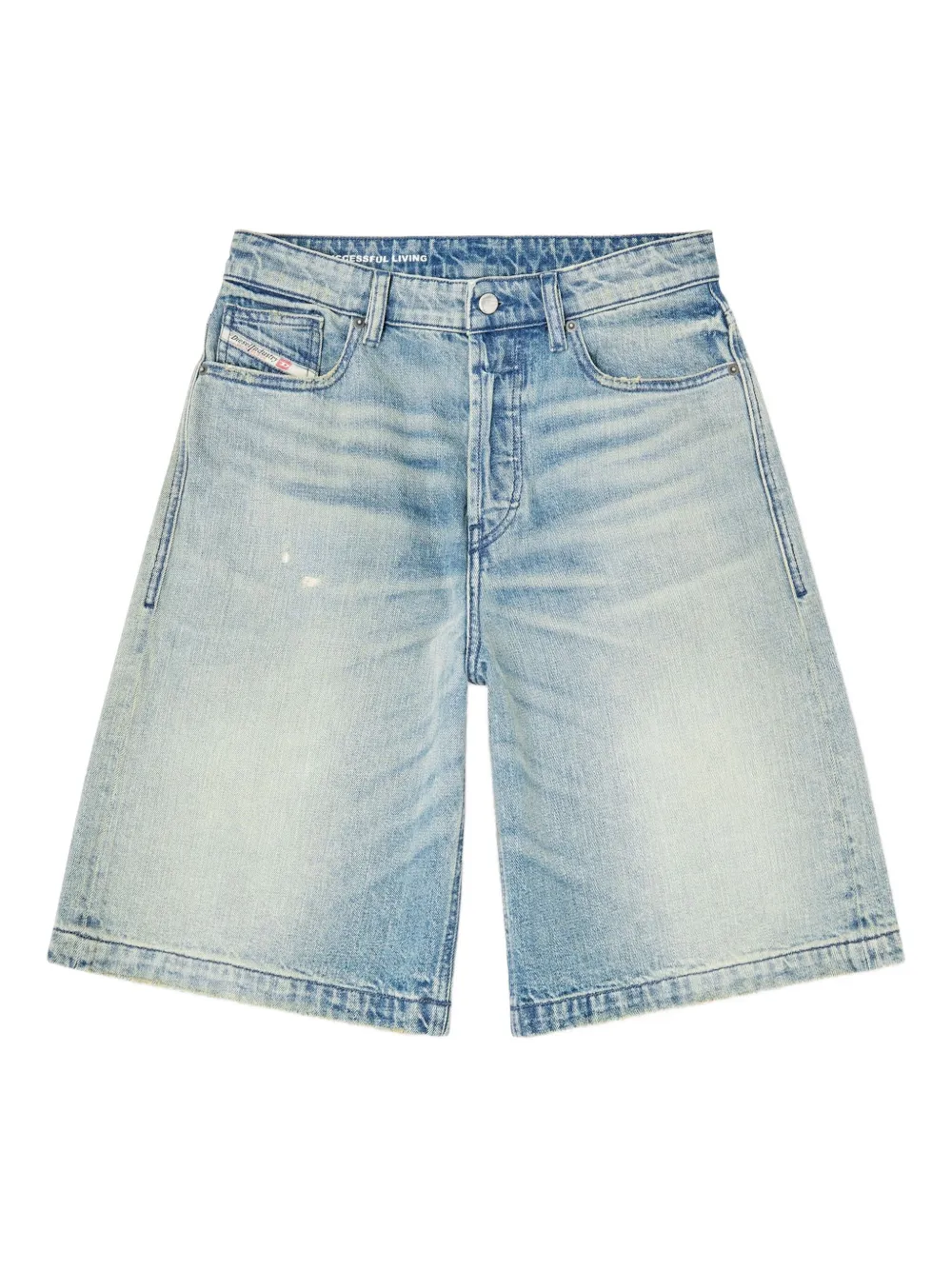 Diesel De-Sire denim shorts met lichte wassing Blauw