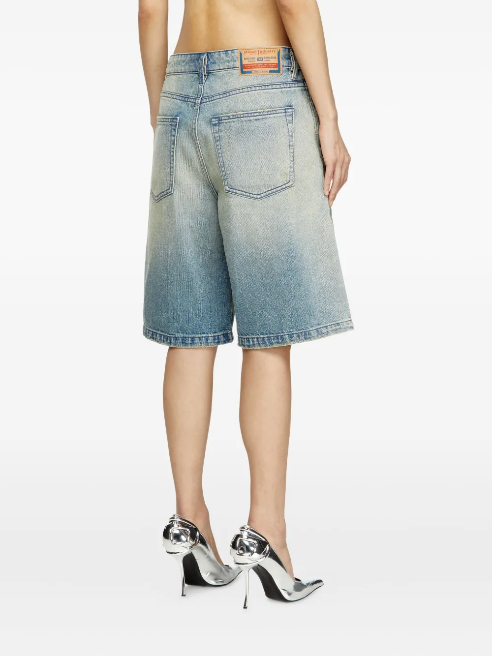 Diesel De-Sire denim shorts met lichte wassing Blauw