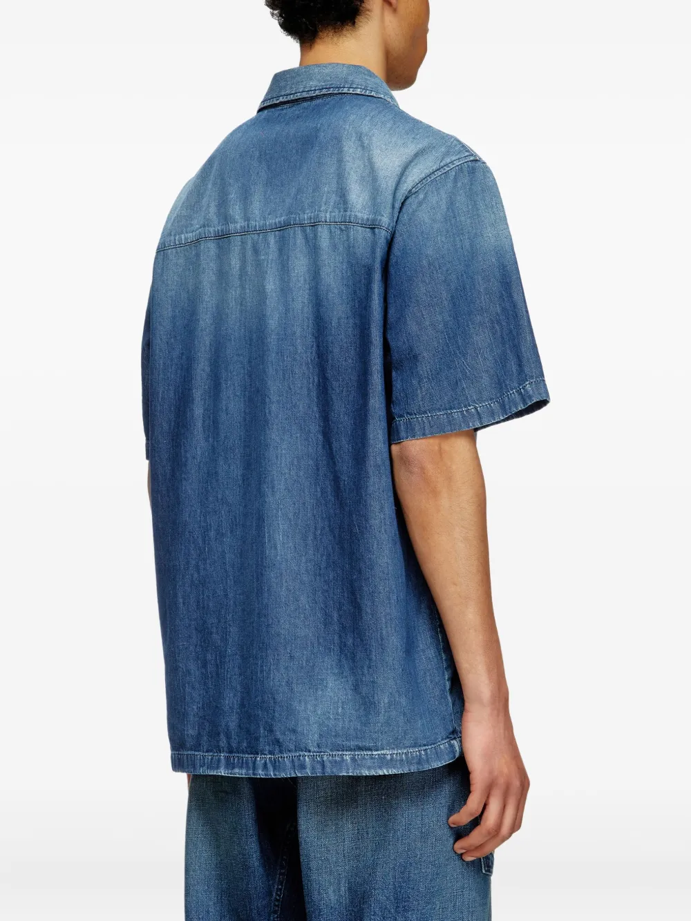 Diesel D-Nabil-D overhemd Blauw