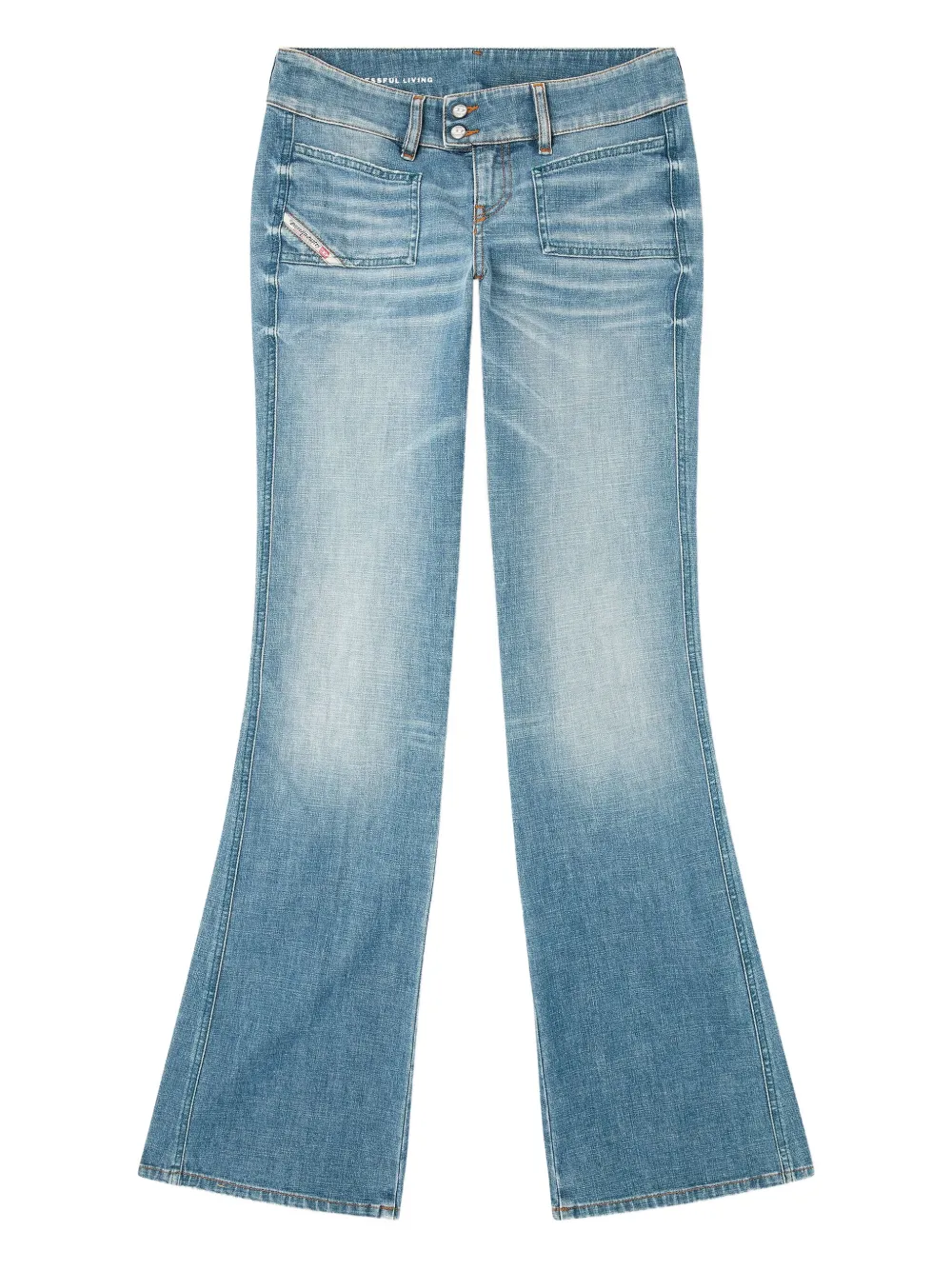 Diesel D-hush 09m58 Bootcut Jeans
