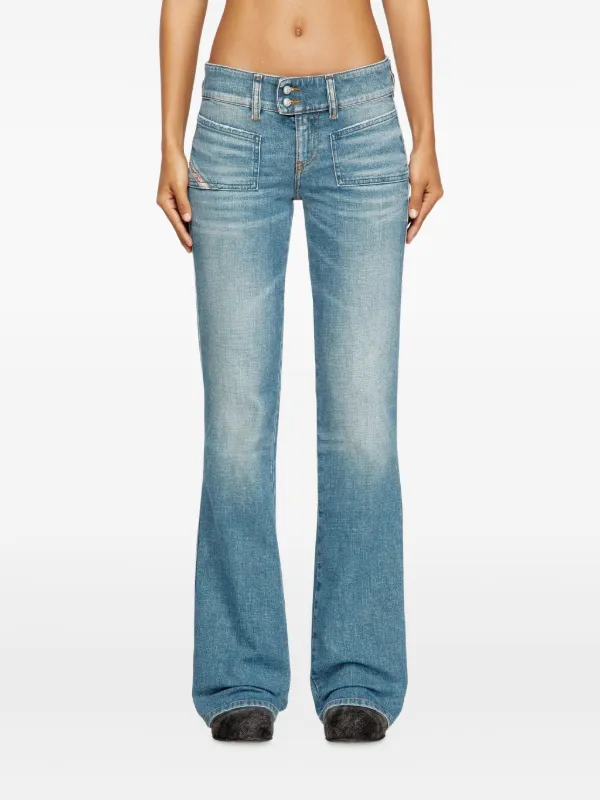 Diesel D-hush 09m58 Bootcut Jeans | Blue | FARFETCH