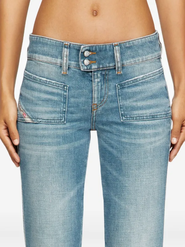 Diesel D-hush 09m58 Bootcut Jeans | Blue | FARFETCH