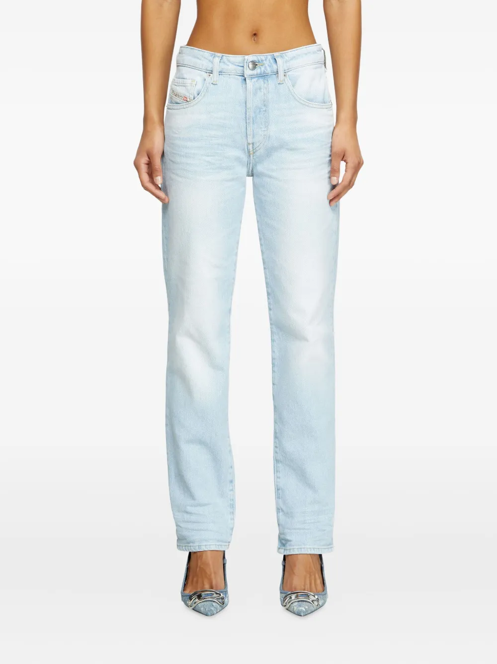 Diesel Jeans met vervaagd effect Blauw