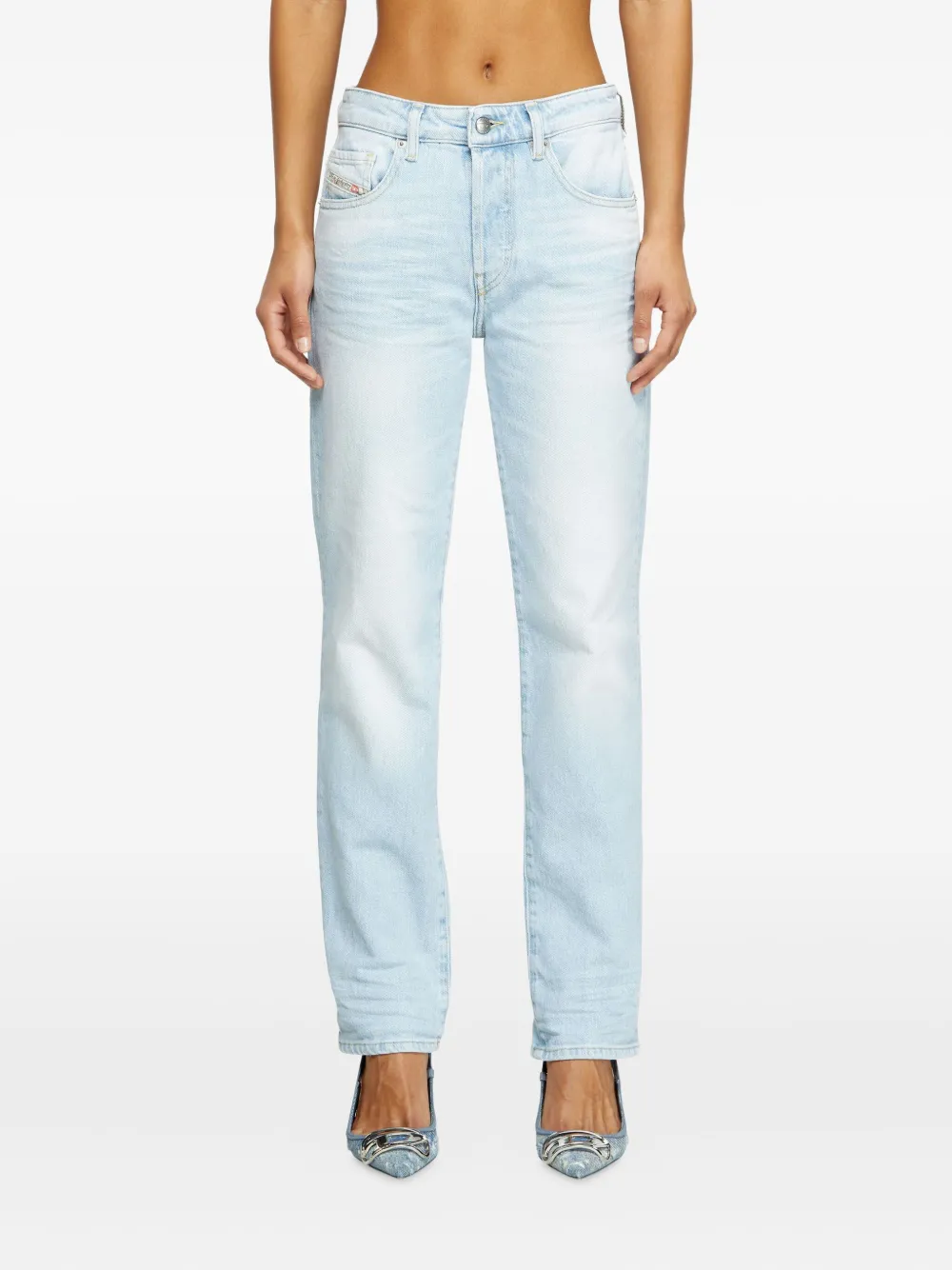 Diesel Jeans met vervaagd effect Blauw