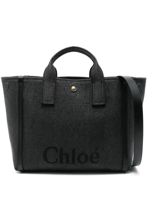 Chloé logo-embroidered tote bag
