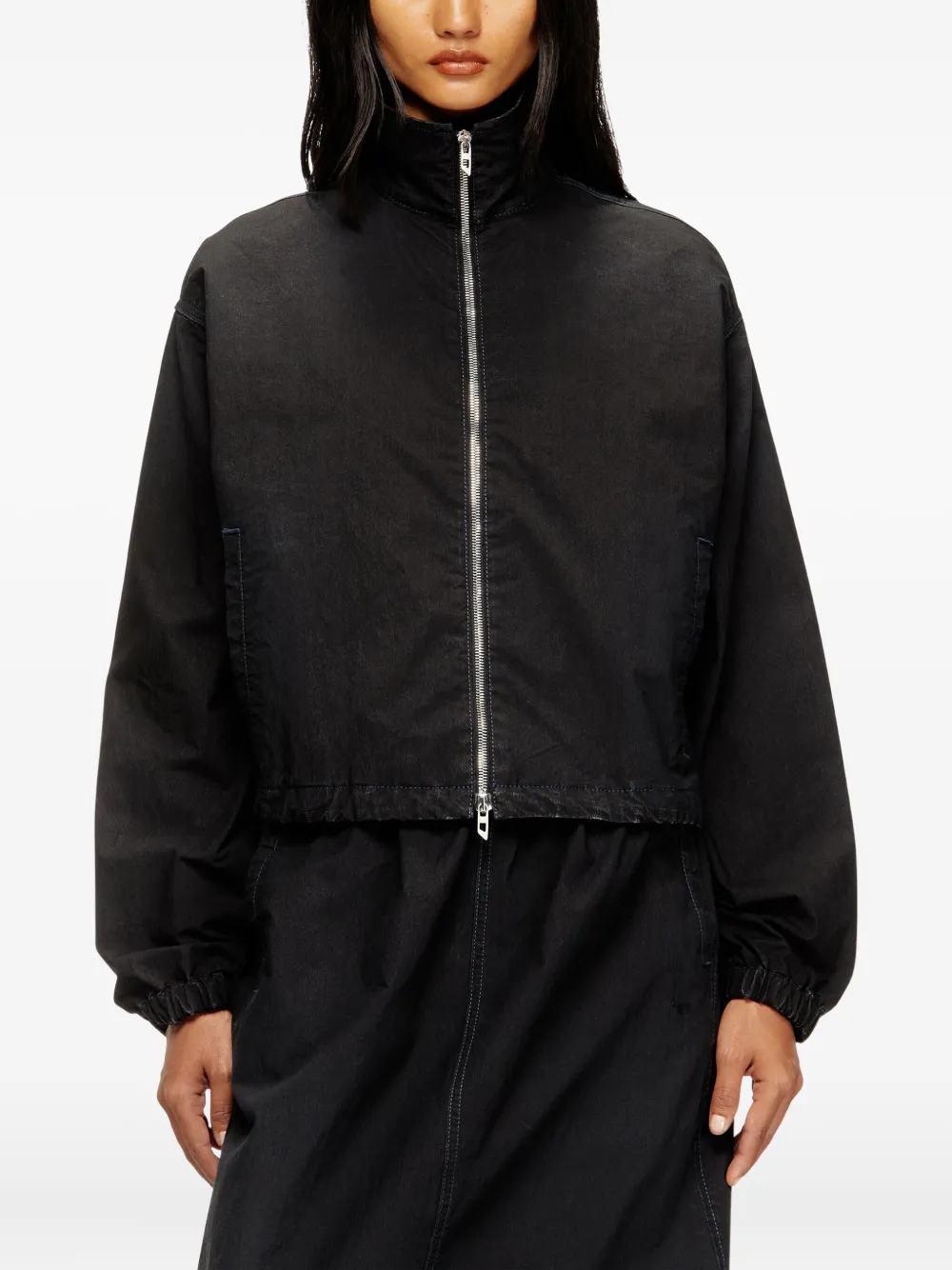 Diesel De-Sanderz Jogg zip-fastening jacket Zwart