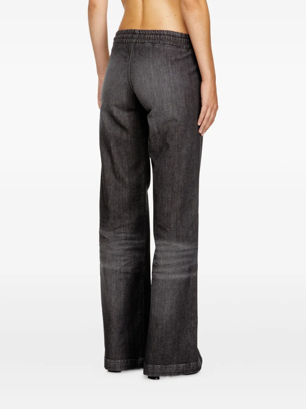 Diesel 2078 D-Ainty jeans met trekkoord Grijs
