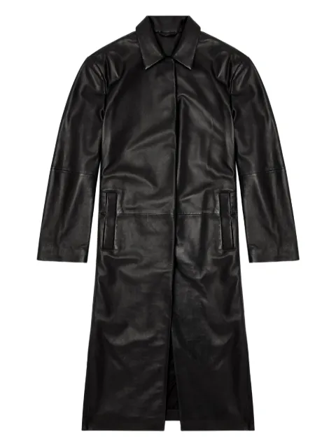 Diesel Lancelot leather coat